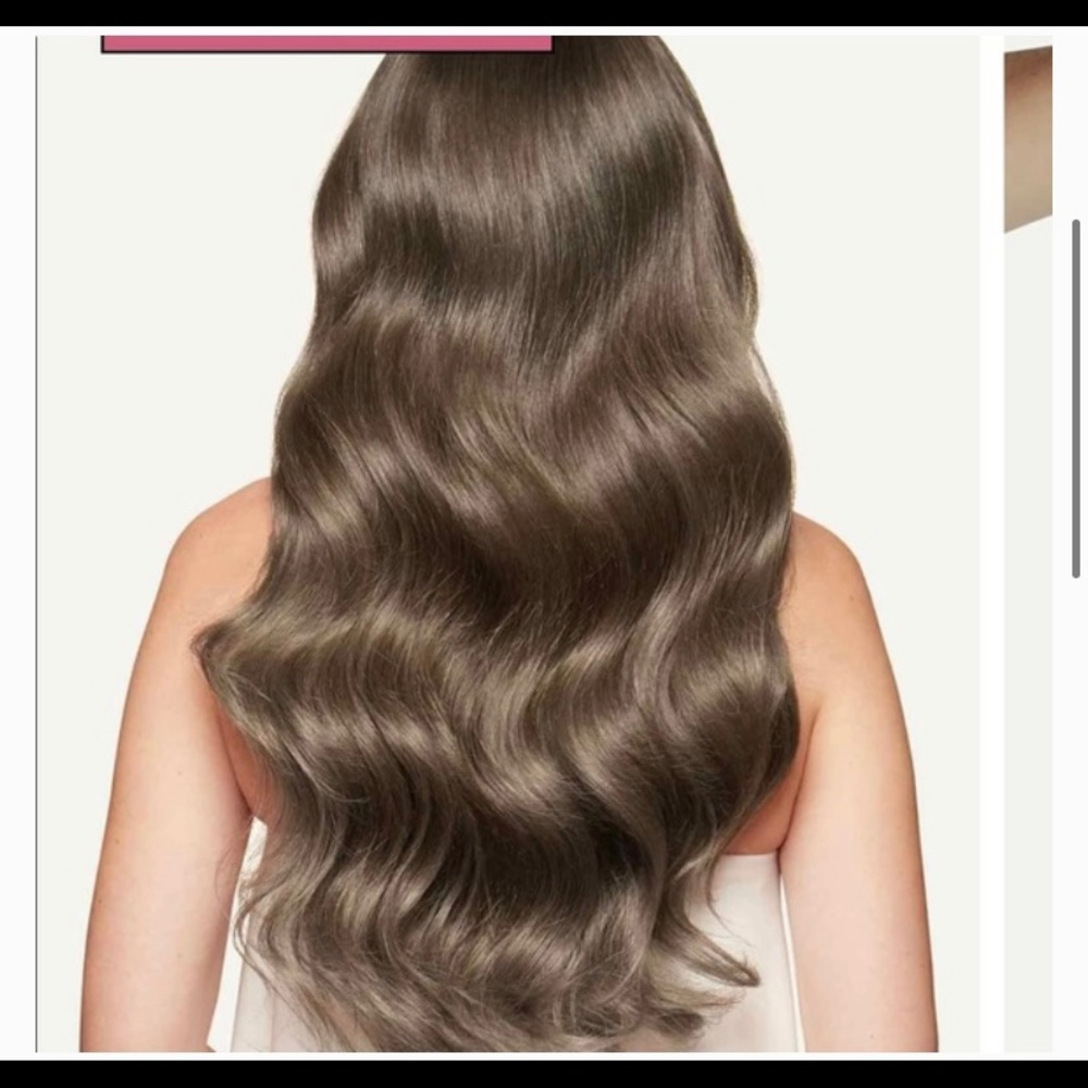 Luxy 5A Sandy Brown Halo Extensions AND Ponytail